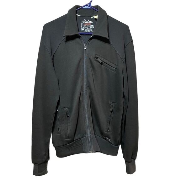 Triple Five Soul- Black Full Zip 100% Cotton Jacket- Sz. M - Picture 1 of 9